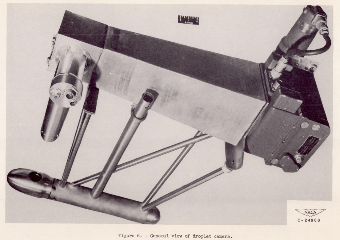 Figure 6 from NACA-RM-E50K01a. General view of droplet camera.